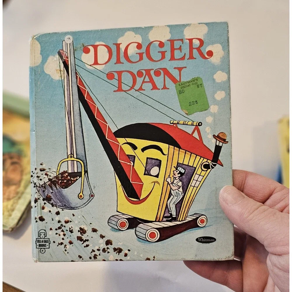 DIGGER DAN~1953 ~PATRICIA LYNN~Si Frankel~& 8 More TELL A TALE / Whitman Books
